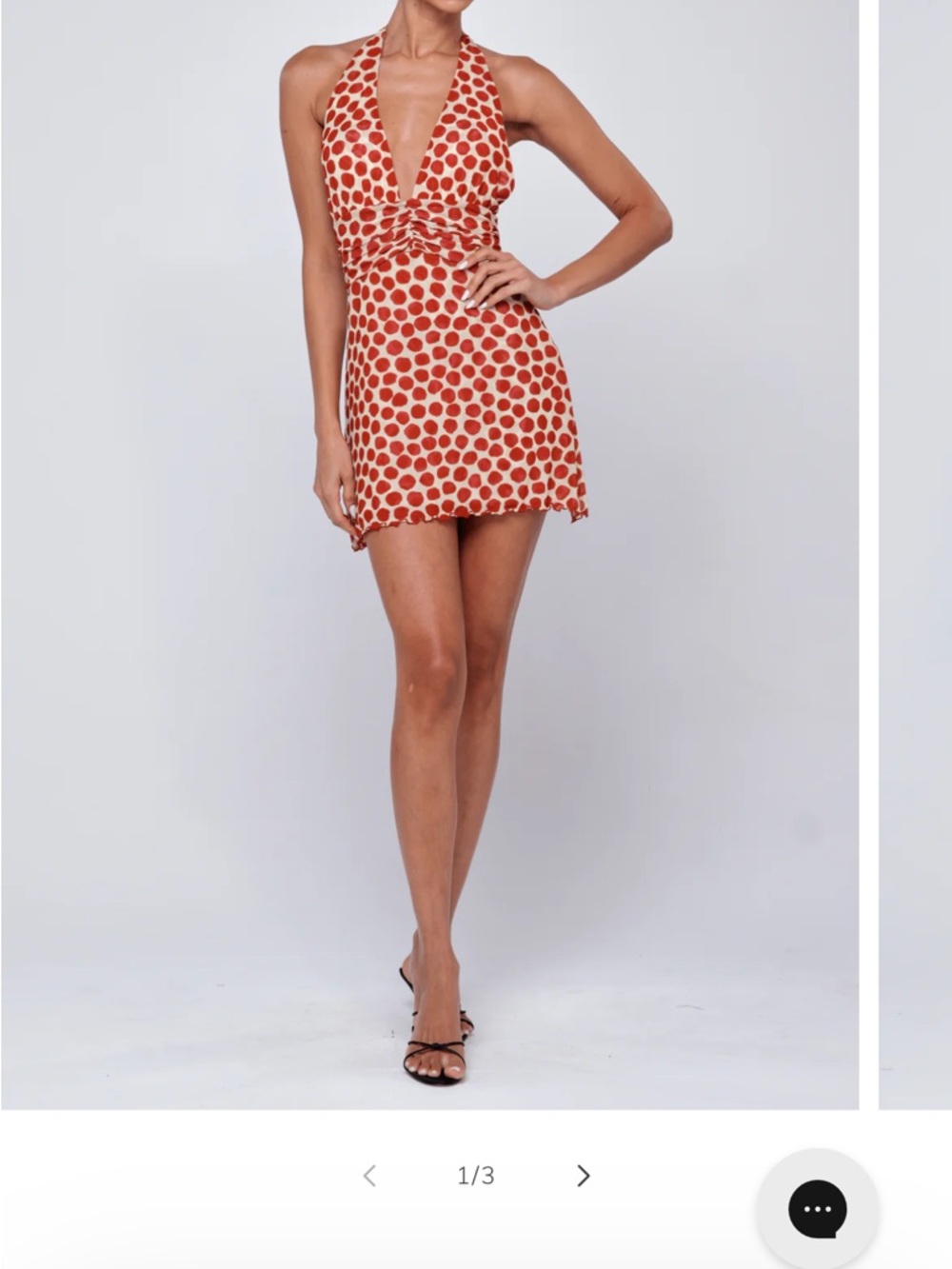 RESA Clint mini dress in Campari size S 🍊